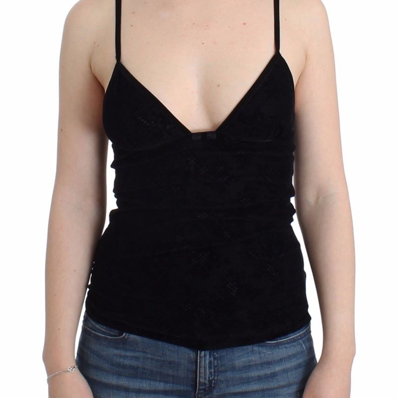 Lingerie Black Bustier Top Camisole Cami Lace