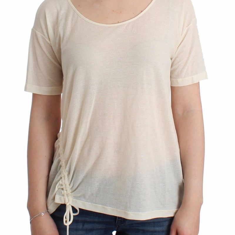 Beachwear White T-Shirt Top Blouse