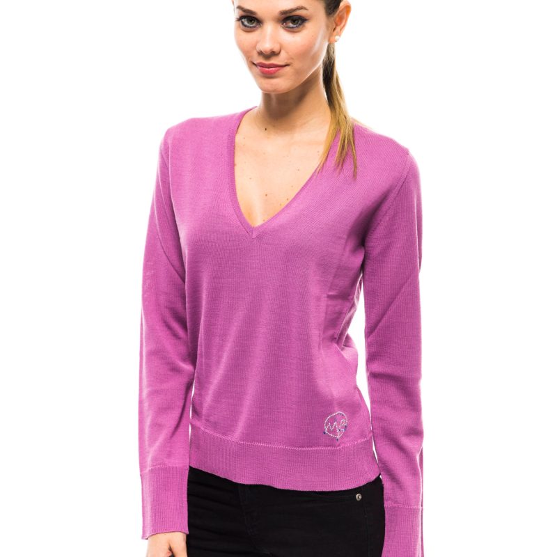 Pink Wool Acetate Sweater