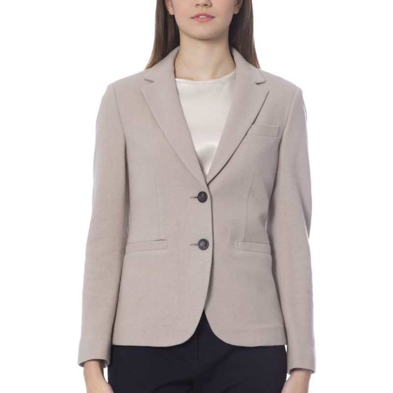 Beige Jackets & Coat