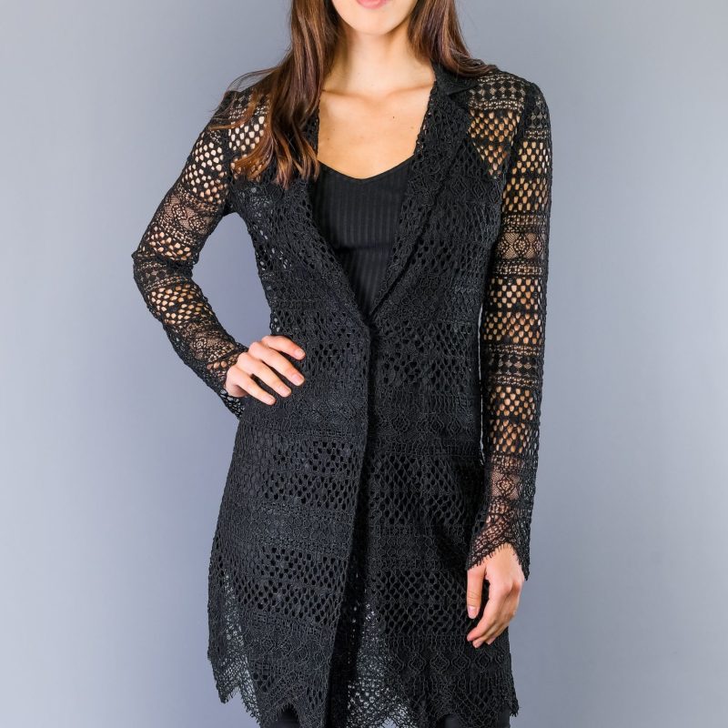 Nero Black Jackets & Coat