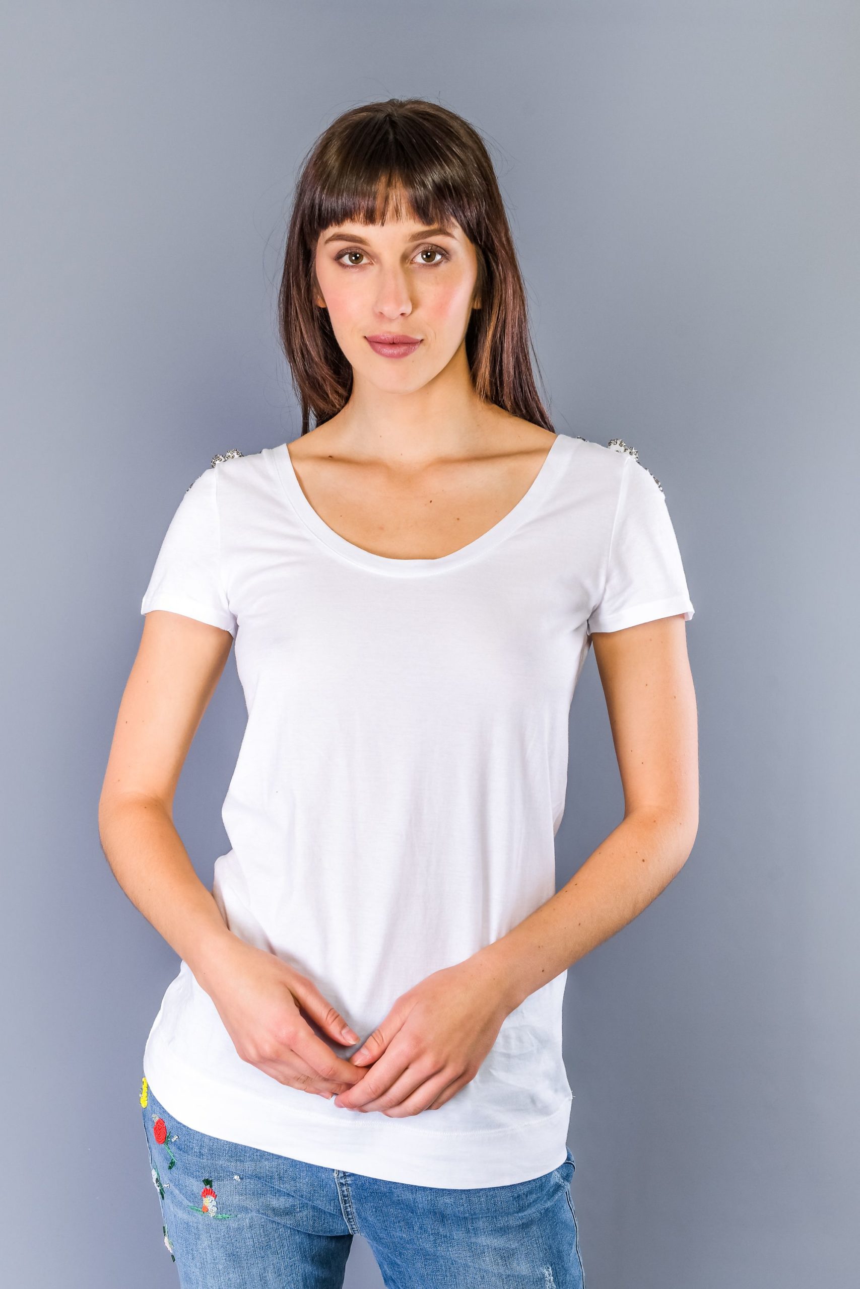 Bianco White Tops & T-Shirt