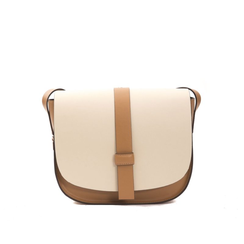 Beige Cuoio Crossbody Bag