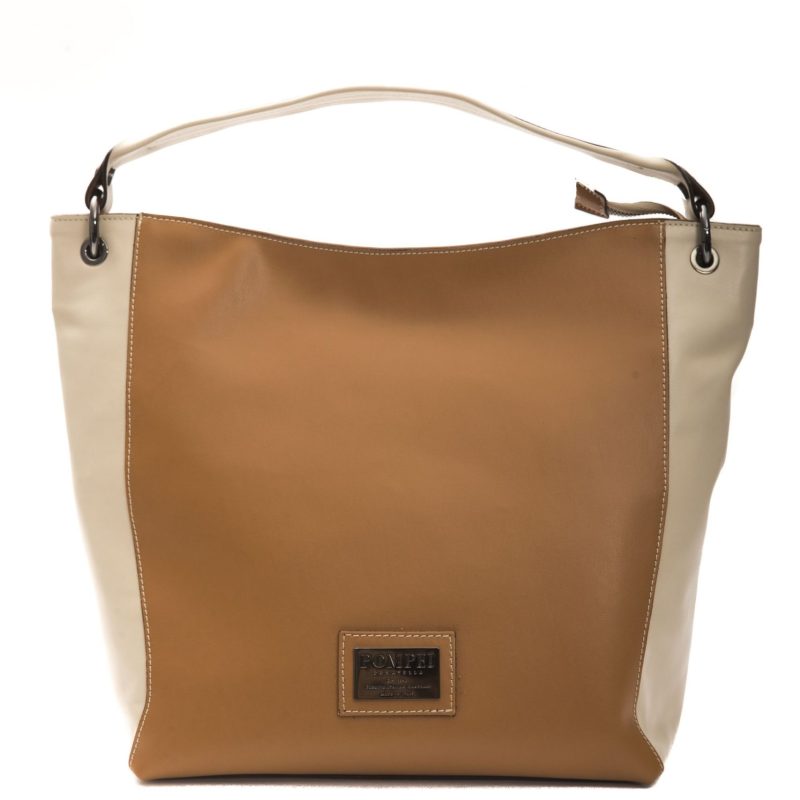 Beige Cuoio Shoulder Bag