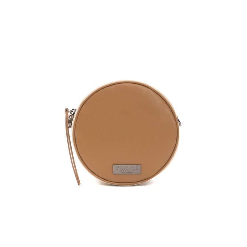Beige Cuoio Crossbody Bag